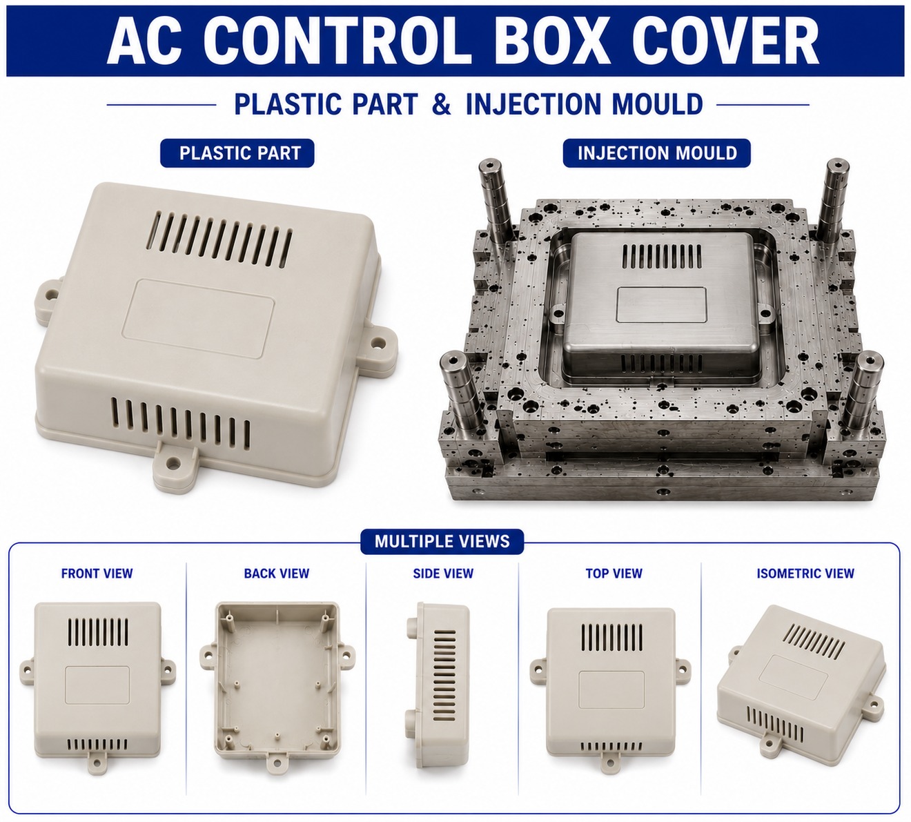 AC Plastic Control Box Cover